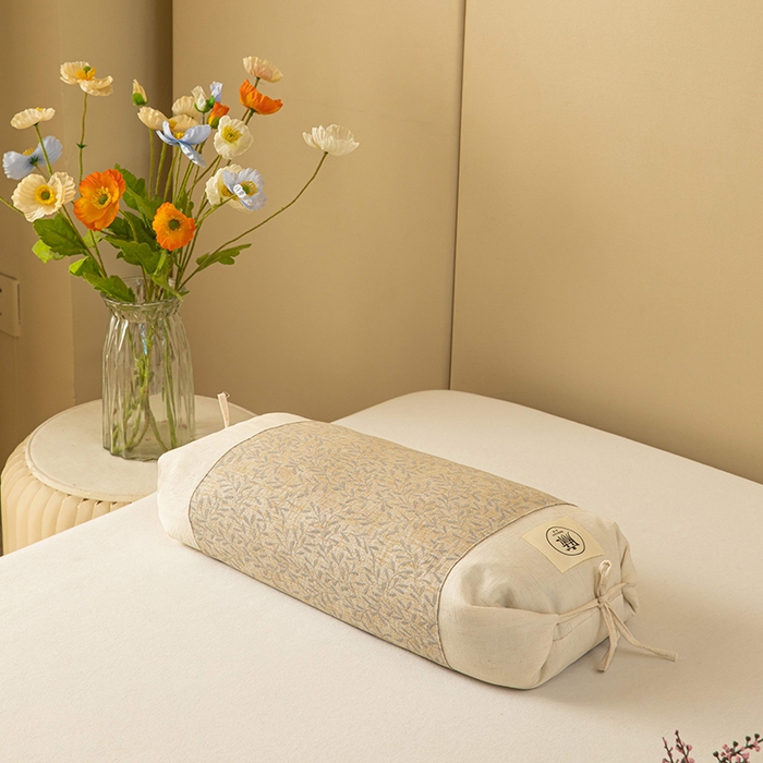 91家纺网 家纺一手货源 找家纺 梓依家纺 2025新款棉麻荞麦枕枕头枕芯 丛林-咖色