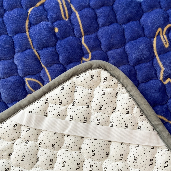 91家纺网 家纺一手货源 找家纺 索弗莱家纺 2025新款全消光牛奶绒床垫可水洗机洗床护垫 鲸鱼