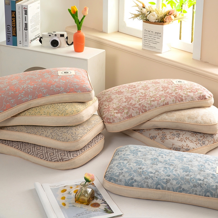 （总）梓依家纺 2025新款立体边款荞麦枕枕头枕芯