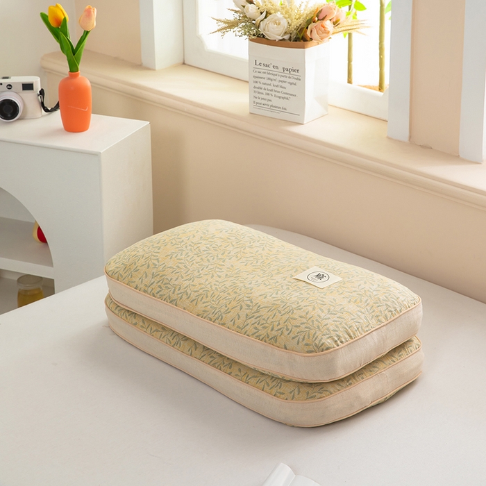 91家纺网 家纺一手货源 找家纺 （总）梓依家纺 2025新款立体边款荞麦枕枕头枕芯