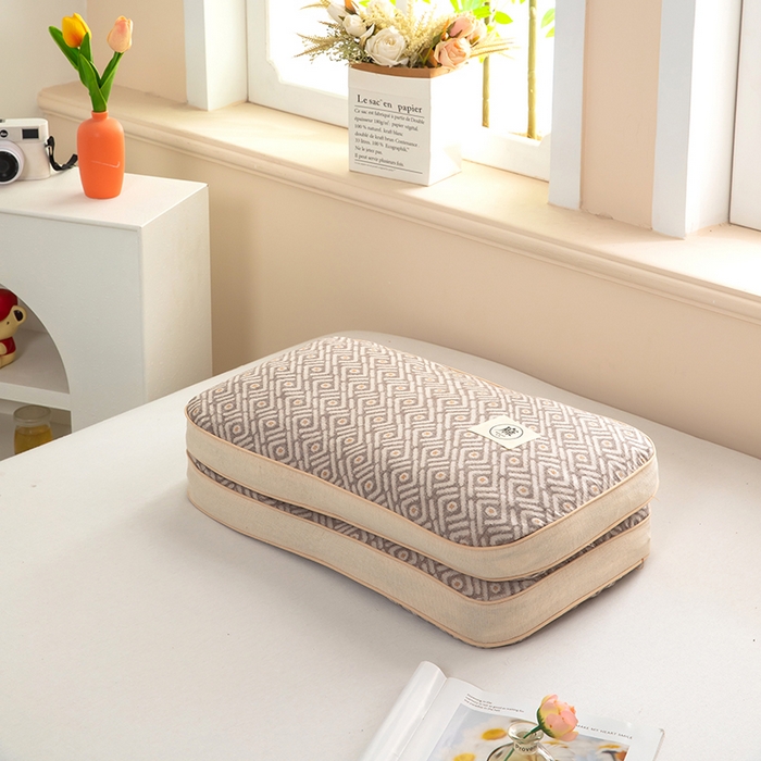 91家纺网 家纺一手货源 找家纺 （总）梓依家纺 2025新款立体边款荞麦枕枕头枕芯