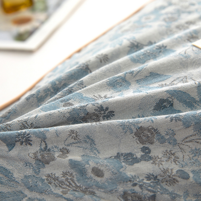 91家纺网 家纺一手货源 找家纺 梓依家纺 2025新款立体边款荞麦枕枕头枕芯 幸运草-蓝色