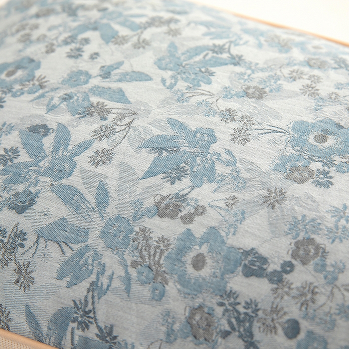 91家纺网 家纺一手货源 找家纺 梓依家纺 2025新款立体边款荞麦枕枕头枕芯 幸运草-蓝色