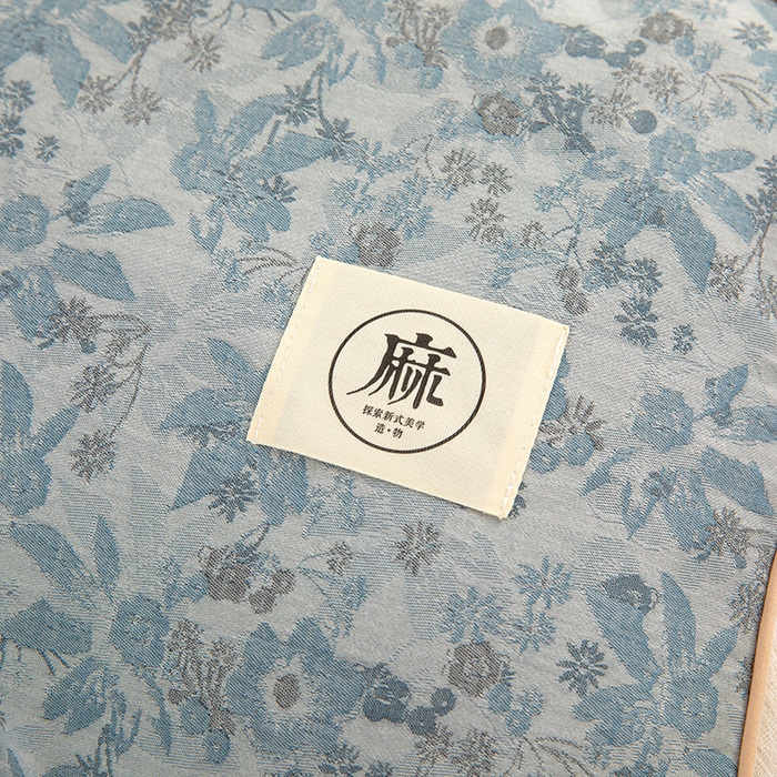 91家纺网 家纺一手货源 找家纺 梓依家纺 2025新款立体边款荞麦枕枕头枕芯 幸运草-蓝色