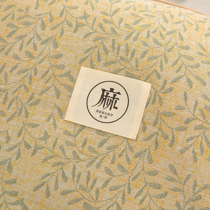 91家纺网 家纺一手货源 找家纺 梓依家纺 2025新款立体边款荞麦枕枕头枕芯 幸运草-绿色