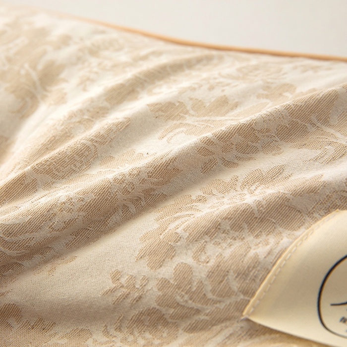 91家纺网 家纺一手货源 找家纺 梓依家纺 2025新款立体边款荞麦枕枕头枕芯 幸运草-米色