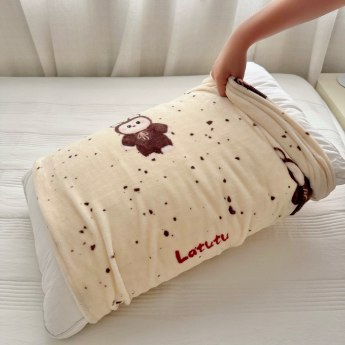 91家纺网 家纺一手货源 找家纺 禧缘家纺（原梦想家）2025新款牛奶绒纯色印花双开口枕套 潮流元素