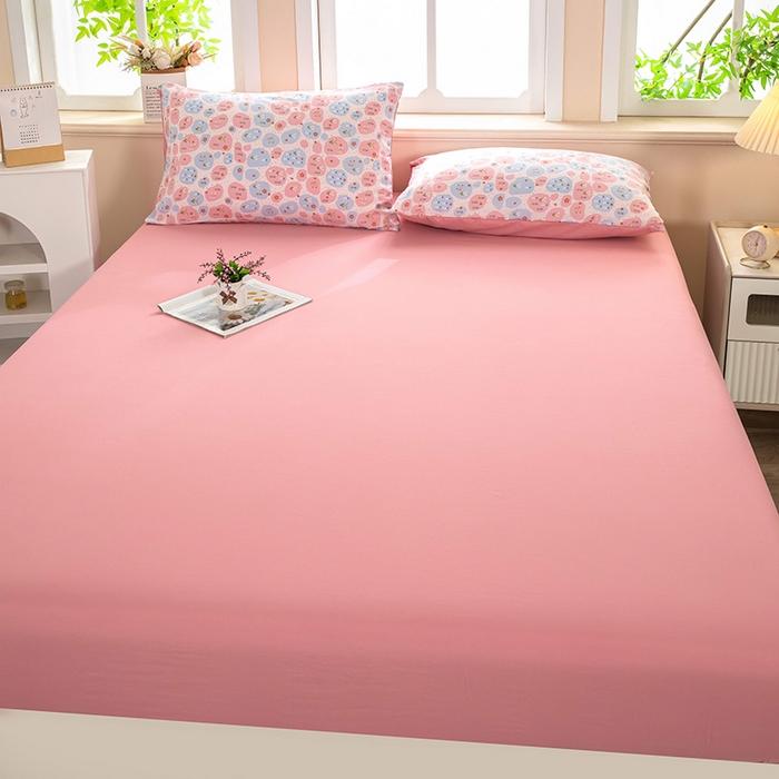 91家纺网 家纺一手货源 找家纺 梓依家纺 2025新款水洗棉印花四件套单被套床上用品 碎梦花田