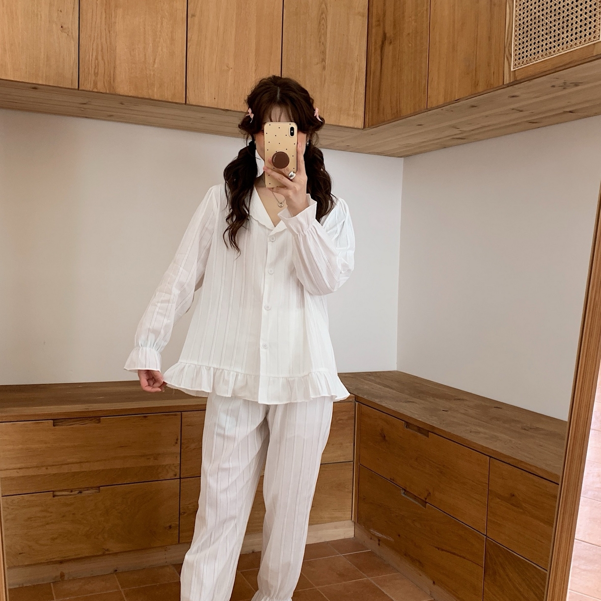 91家纺网 家纺一手货源 找家纺 （总）妍景家居生活馆 2025新款法式提花波浪荷叶边套装