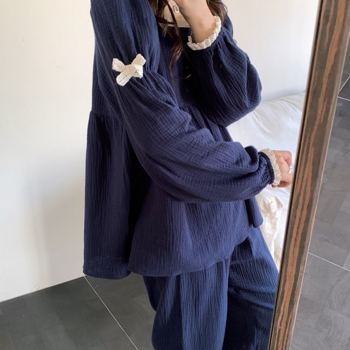 91家纺网 家纺一手货源 找家纺 （总）妍景家居生活馆 2025新款公主风蝴蝶结套装