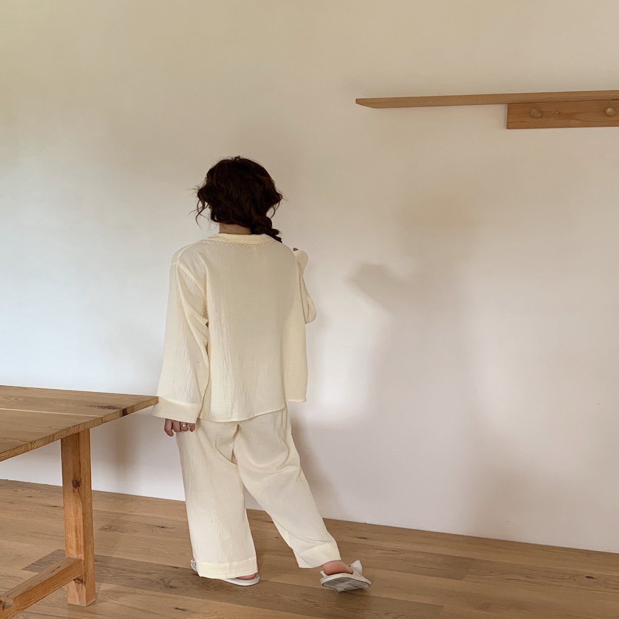 91家纺网 家纺一手货源 找家纺 （总）妍景家居生活馆 2025新款韩系-25153森系娃娃领套装