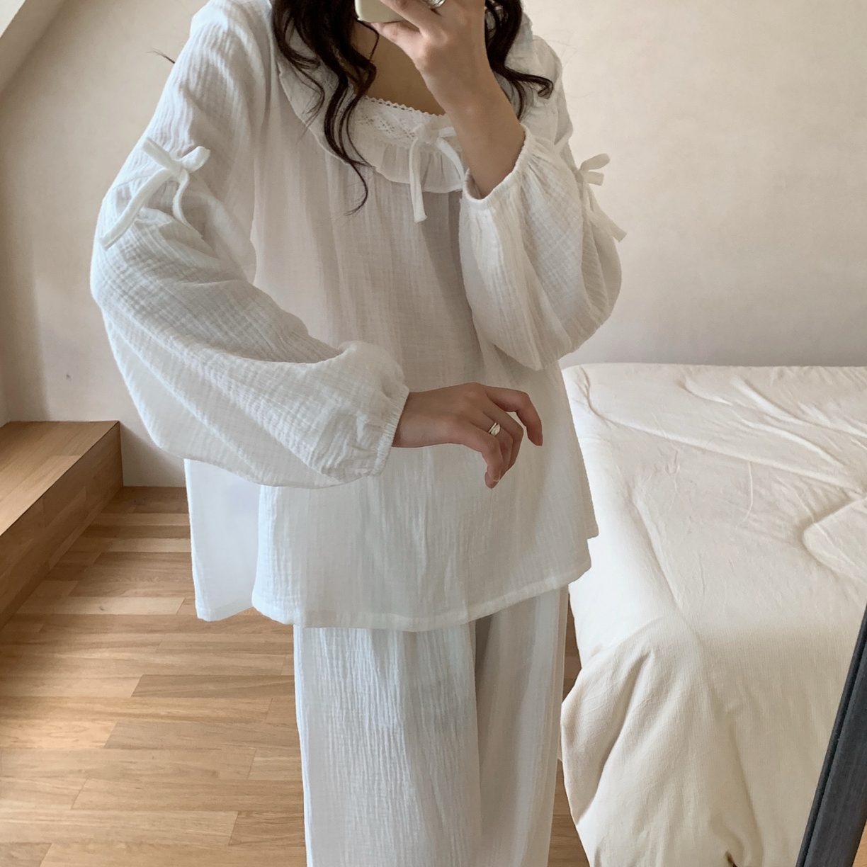 91家纺网 家纺一手货源 找家纺 （总）妍景家居生活馆 2025新款韩系-25155公主宫廷风套装