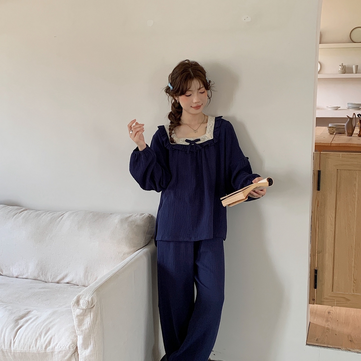 91家纺网 家纺一手货源 找家纺 （总）妍景家居生活馆 2025新款韩系-25155公主宫廷风套装