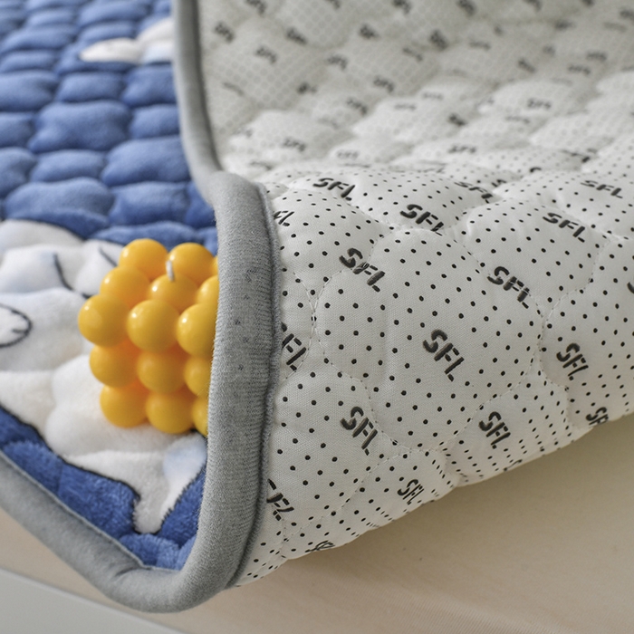 91家纺网 家纺一手货源 找家纺 索弗莱家纺 2025新款全消光牛奶绒学生床垫可水洗机洗床护垫床褥子 北极地带