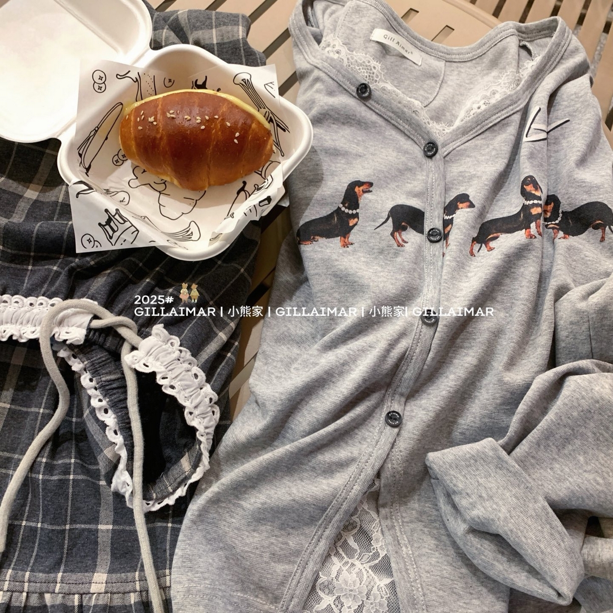 91家纺网 家纺一手货源 找家纺 （总）妍景家居生活馆 2025新款小熊家-珍妮睡衣