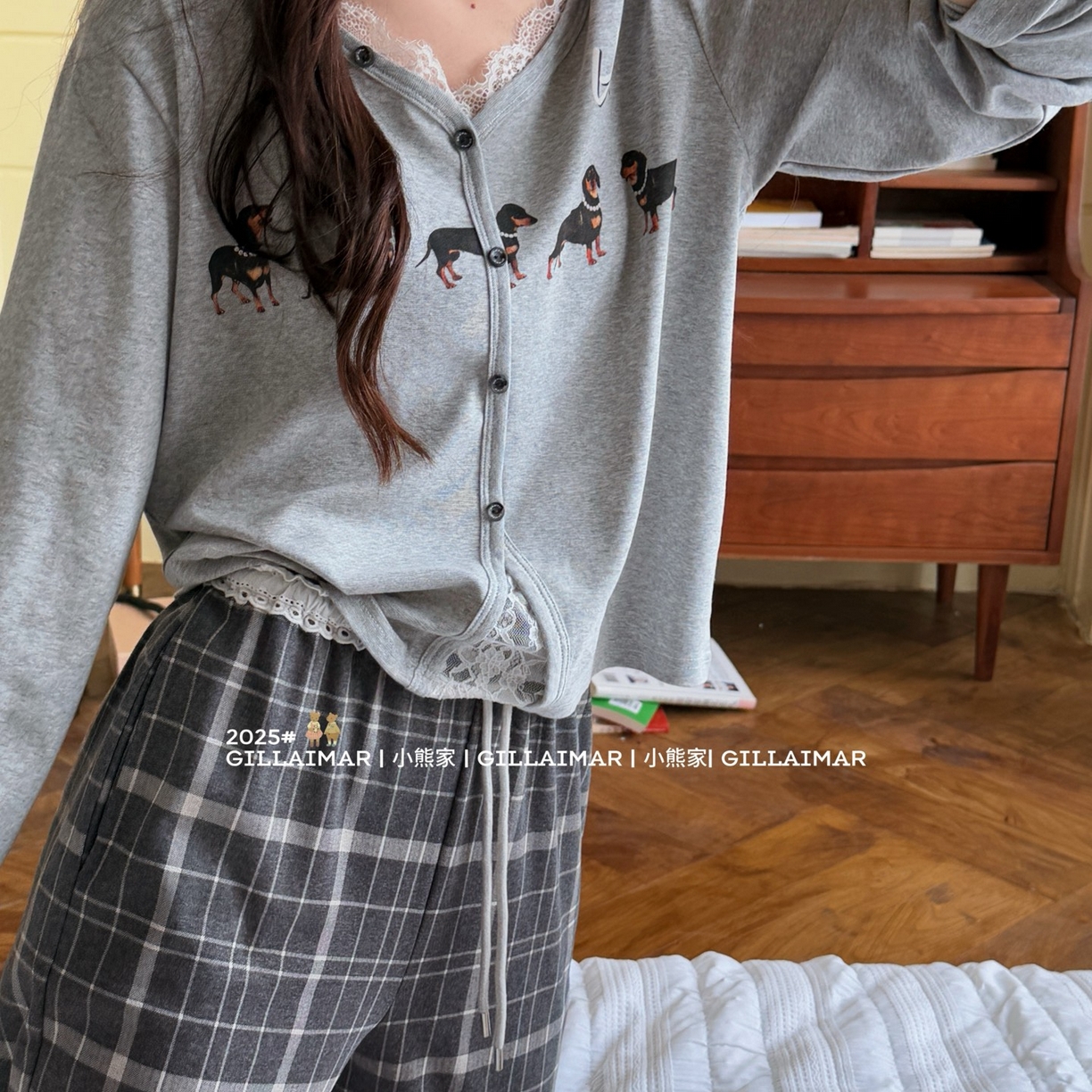 91家纺网 家纺一手货源 找家纺 （总）妍景家居生活馆 2025新款小熊家-珍妮睡衣