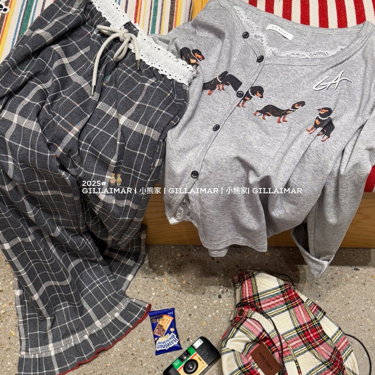 91家纺网 家纺一手货源 找家纺 （总）妍景家居生活馆 2025新款小熊家-珍妮睡衣