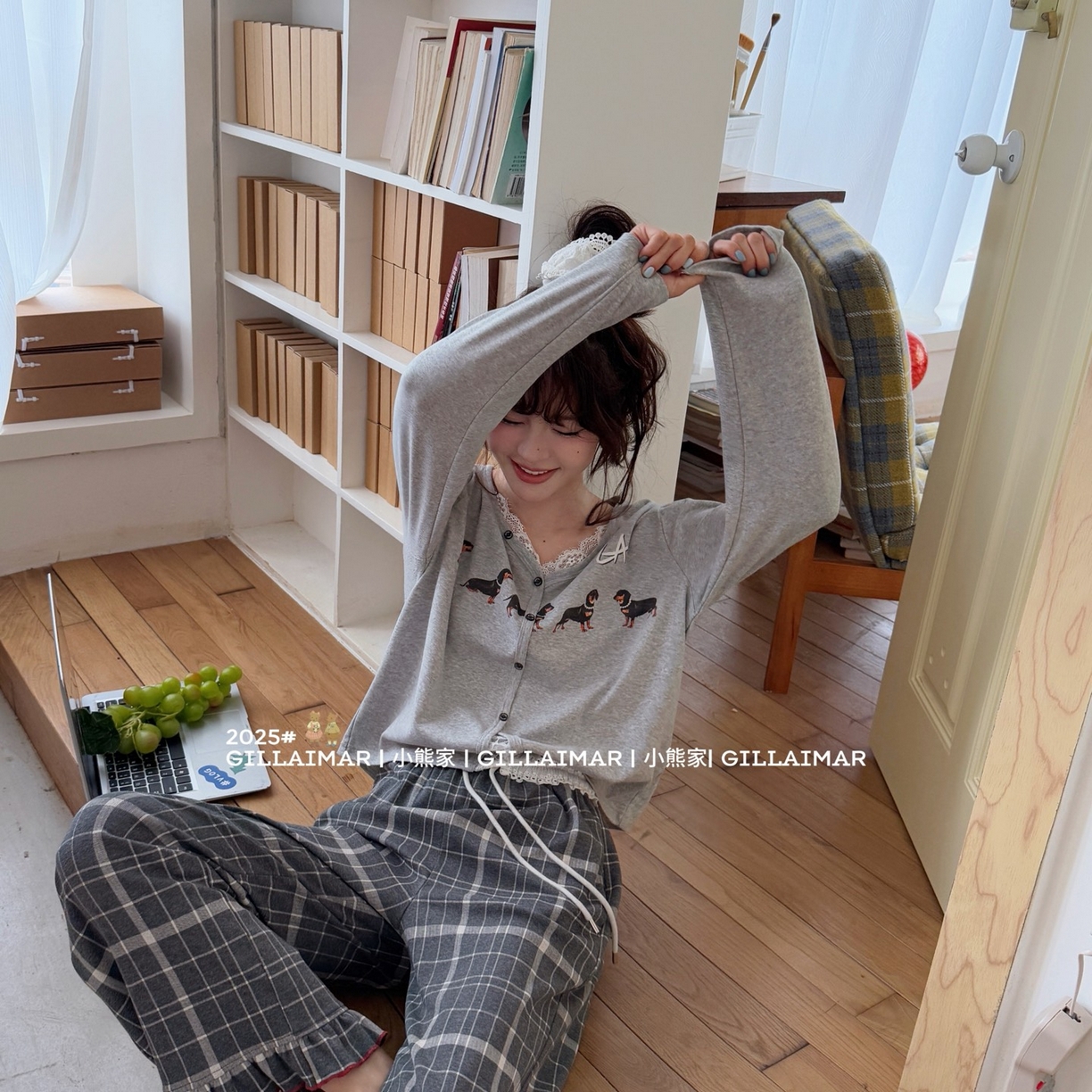 91家纺网 家纺一手货源 找家纺 （总）妍景家居生活馆 2025新款小熊家-珍妮睡衣