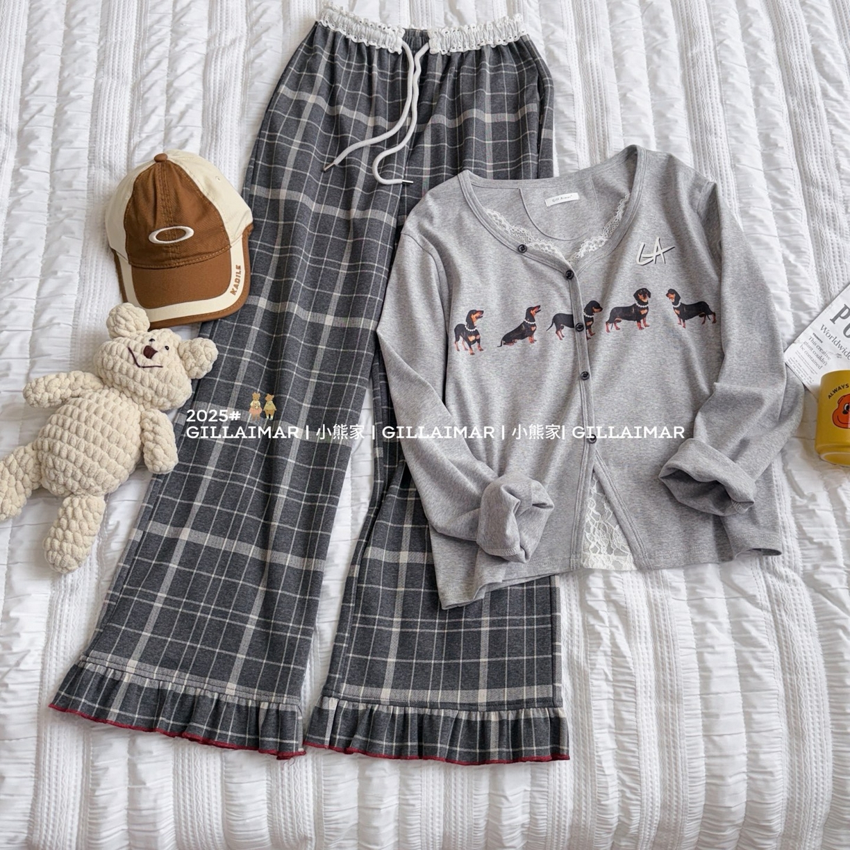 91家纺网 家纺一手货源 找家纺 （总）妍景家居生活馆 2025新款小熊家-珍妮睡衣