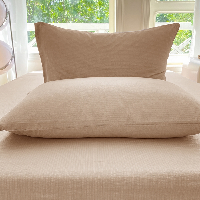 91家纺网 家纺一手货源 找家纺 （总）朵朵家纺 2025新款云感提花双层纱纯色单床单被单（可定做尺寸）