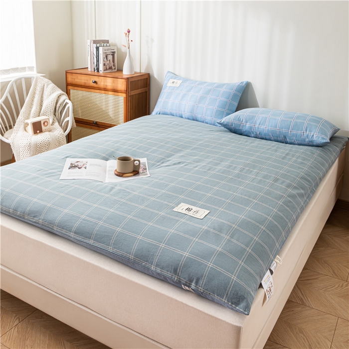 91家纺网 家纺一手货源 找家纺 悠米悠家 2025新款新疆长绒棉可拆洗棉花夹棉床褥垫成人款 宾利兰格