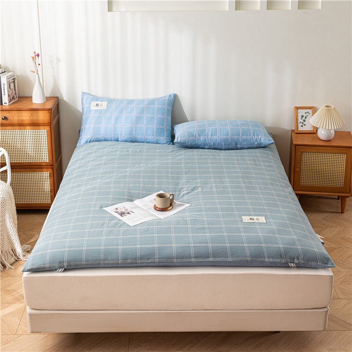 91家纺网 家纺一手货源 找家纺 悠米悠家 2025新款新疆长绒棉可拆洗棉花夹棉床褥垫成人款 宾利兰格