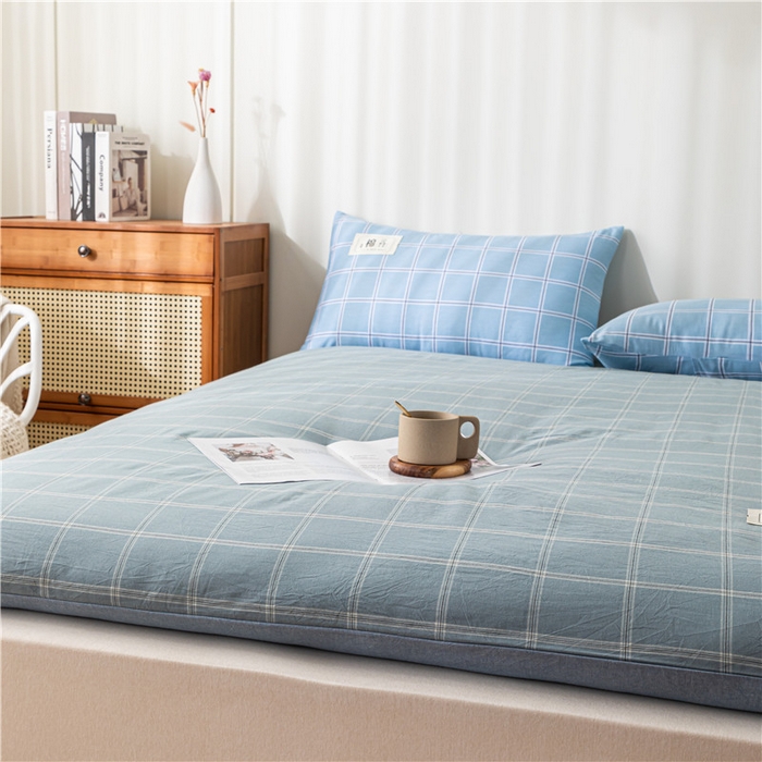 91家纺网 家纺一手货源 找家纺 悠米悠家 2025新款新疆长绒棉可拆洗棉花夹棉床褥垫成人款 宾利兰格