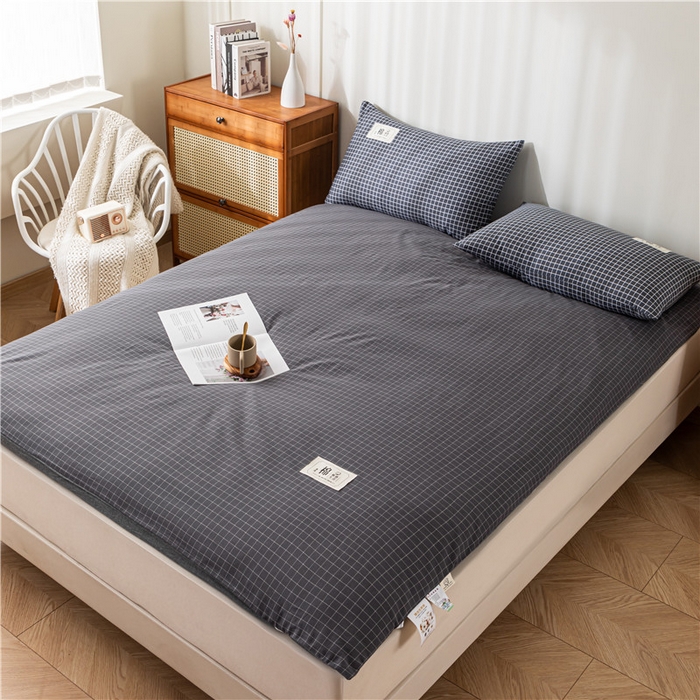 91家纺网 家纺一手货源 找家纺 悠米悠家 2025新款新疆长绒棉可拆洗棉花夹棉床褥垫成人款 格子控