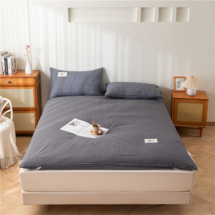 91家纺网 家纺一手货源 找家纺 悠米悠家 2025新款新疆长绒棉可拆洗棉花夹棉床褥垫成人款 格子控