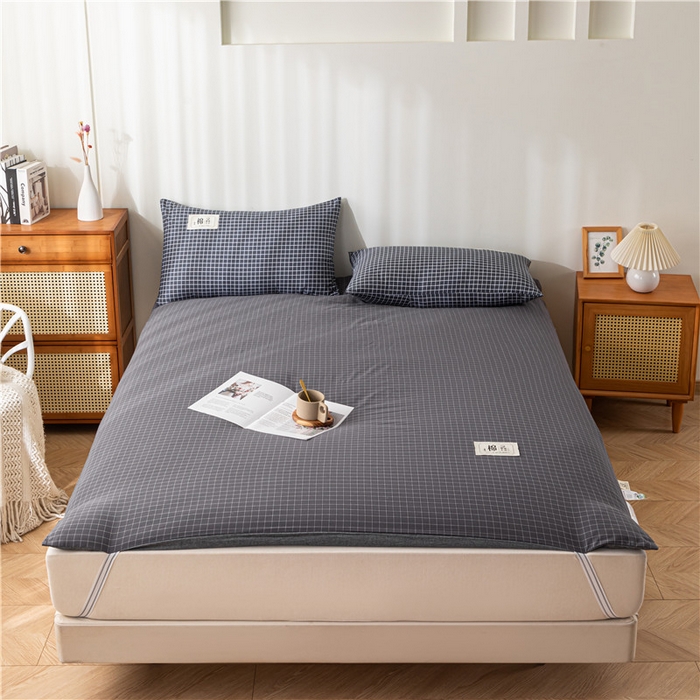 91家纺网 家纺一手货源 找家纺 悠米悠家 2025新款新疆长绒棉可拆洗棉花夹棉床褥垫成人款 格子控