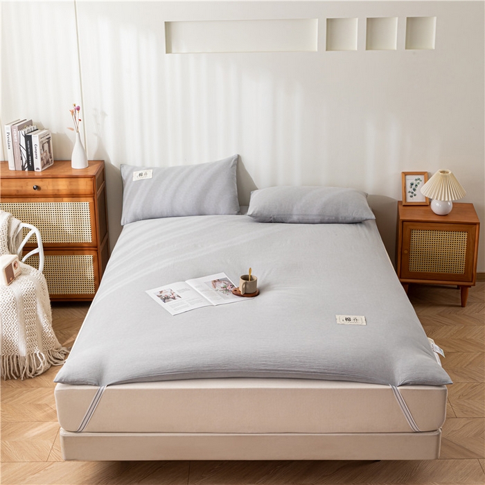 91家纺网 家纺一手货源 找家纺 悠米悠家 2025新款新疆长绒棉可拆洗棉花夹棉床褥垫成人款 灰色