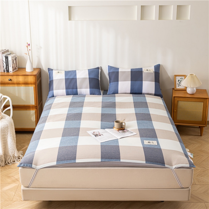 91家纺网 家纺一手货源 找家纺 悠米悠家 2025新款新疆长绒棉可拆洗棉花夹棉床褥垫成人款 简兮格