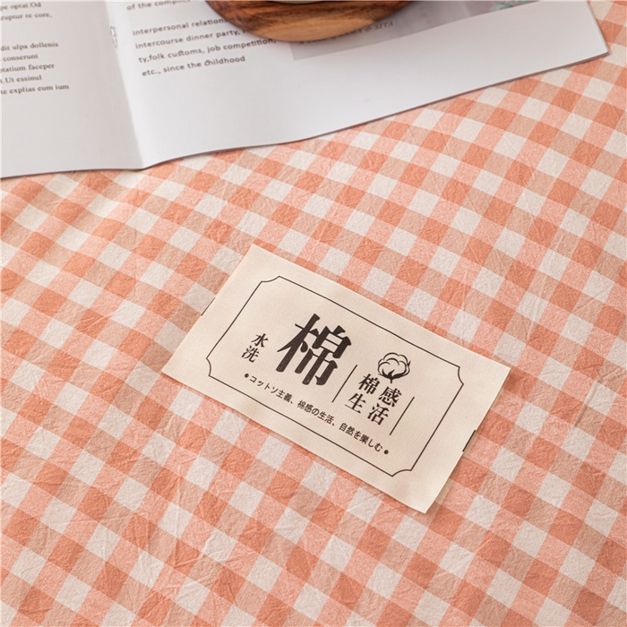 91家纺网 家纺一手货源 找家纺 悠米悠家 2025新款新疆长绒棉可拆洗棉花夹棉床褥垫成人款 橘色小格