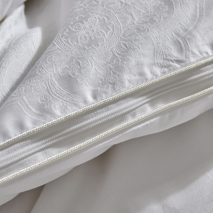 91家纺网 家纺一手货源 找家纺 群鹿蚕丝羽绒馆 【榨蚕丝填充包过质检】2025新款拉链升级款蚕丝二合一加厚子母被被子被芯 白