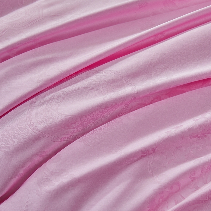 91家纺网 家纺一手货源 找家纺 群鹿蚕丝羽绒馆 【榨蚕丝填充包过质检】2025新款拉链升级款蚕丝二合一加厚子母被被子被芯 粉