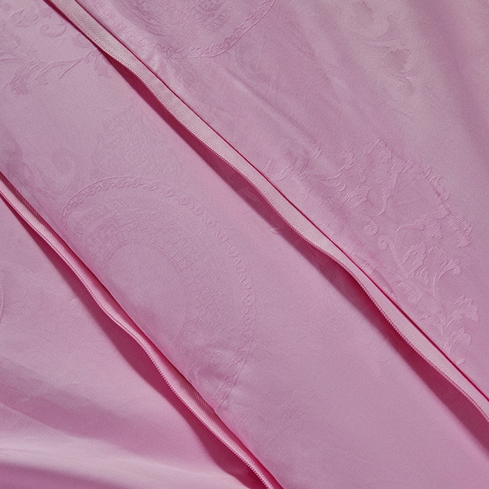 91家纺网 家纺一手货源 找家纺 群鹿蚕丝羽绒馆 【榨蚕丝填充包过质检】2025新款拉链升级款蚕丝二合一加厚子母被被子被芯 粉