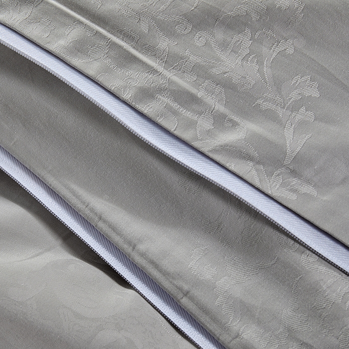 91家纺网 家纺一手货源 找家纺 群鹿蚕丝羽绒馆 【榨蚕丝填充包过质检】2025新款拉链升级款蚕丝二合一加厚子母被被子被芯 灰