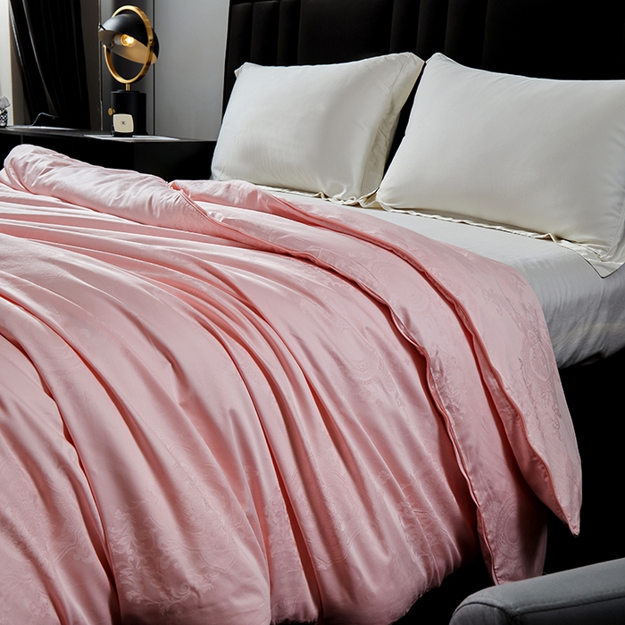 91家纺网 家纺一手货源 找家纺 群鹿蚕丝羽绒馆 【榨蚕丝填充包过质检】2025新款拉链升级款蚕丝二合一加厚子母被被子被芯 玉