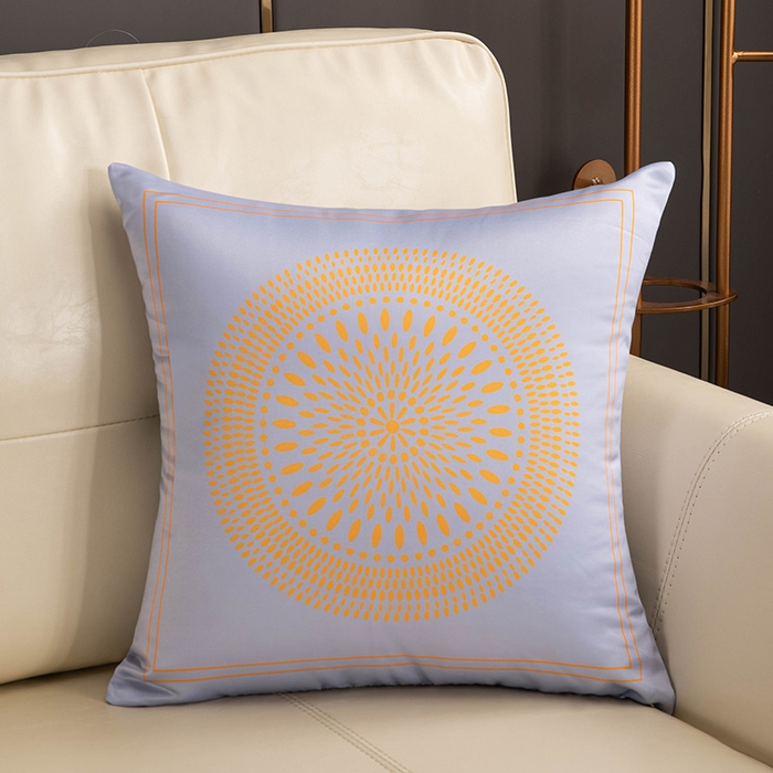 91家纺网 家纺一手货源 找家纺 新奇异 2025新款马仕仿真丝抱枕（支持定制）FA浅灰年轮