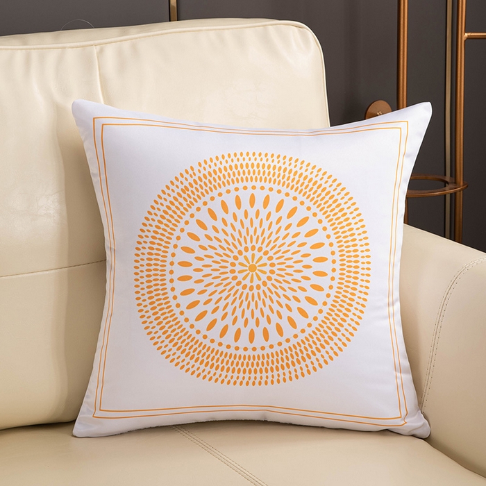 新奇异 2025新款马仕仿真丝抱枕（支持定制）FA白色年轮