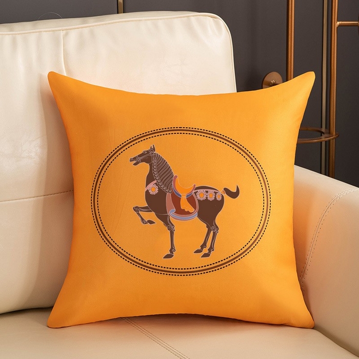 新奇异 2025新款马仕仿真丝抱枕（支持定制）FA黄色马仕