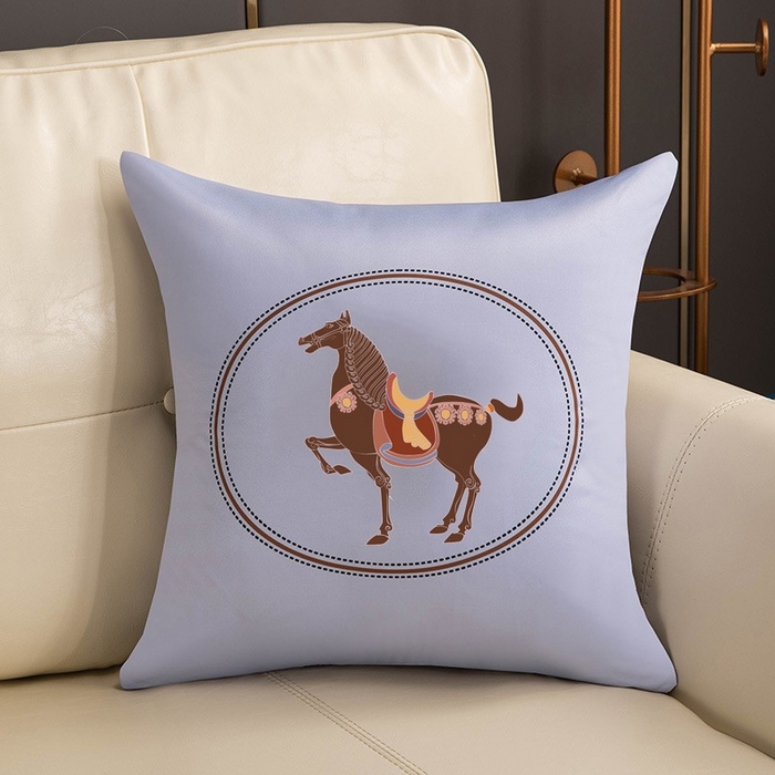 新奇异 2025新款马仕仿真丝抱枕（支持定制）FA浅灰马仕