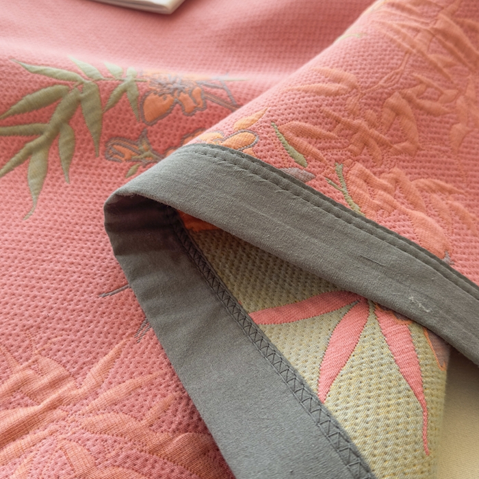 91家纺网 家纺一手货源 找家纺 七七家纺 2025新款新疆长绒棉盖毯 竹韵松声