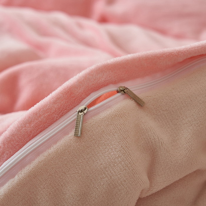 91家纺网 家纺一手货源 找家纺 （总）2025新款多巴胺小红书纯色牛奶绒四件套牛奶绒被套跨境定制-风格二