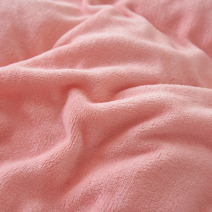 91家纺网 家纺一手货源 找家纺 2025新款多巴胺小红书纯色牛奶绒四件套牛奶绒被套跨境定制-风格二 樱花粉