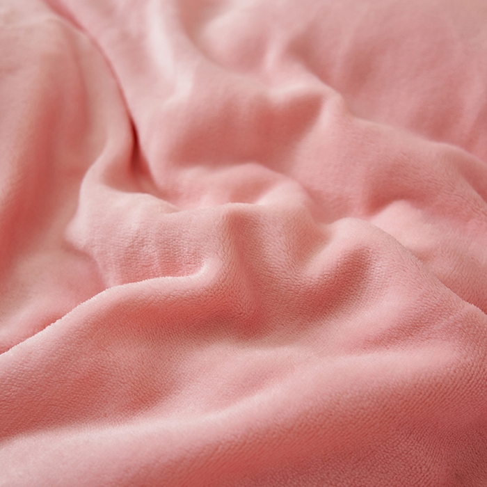 91家纺网 家纺一手货源 找家纺 2025新款多巴胺小红书纯色牛奶绒四件套牛奶绒被套跨境定制-风格二 樱花粉柠檬黄