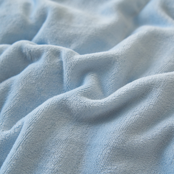 91家纺网 家纺一手货源 找家纺 2025新款多巴胺小红书纯色牛奶绒四件套牛奶绒被套跨境定制-风格二 天蓝灰