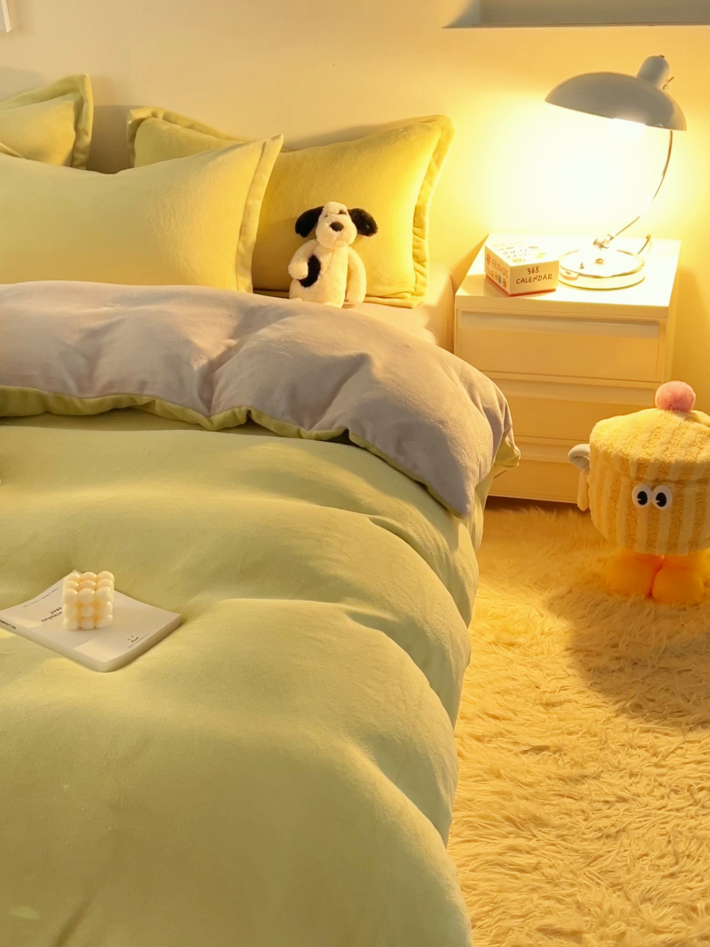 91家纺网 家纺一手货源 找家纺 2025新款多巴胺小红书纯色牛奶绒四件套牛奶绒被套跨境定制-风格二 橄榄绿灰