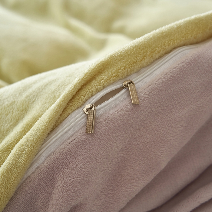 91家纺网 家纺一手货源 找家纺 2025新款多巴胺小红书纯色牛奶绒四件套牛奶绒被套跨境定制-风格二 橄榄绿灰