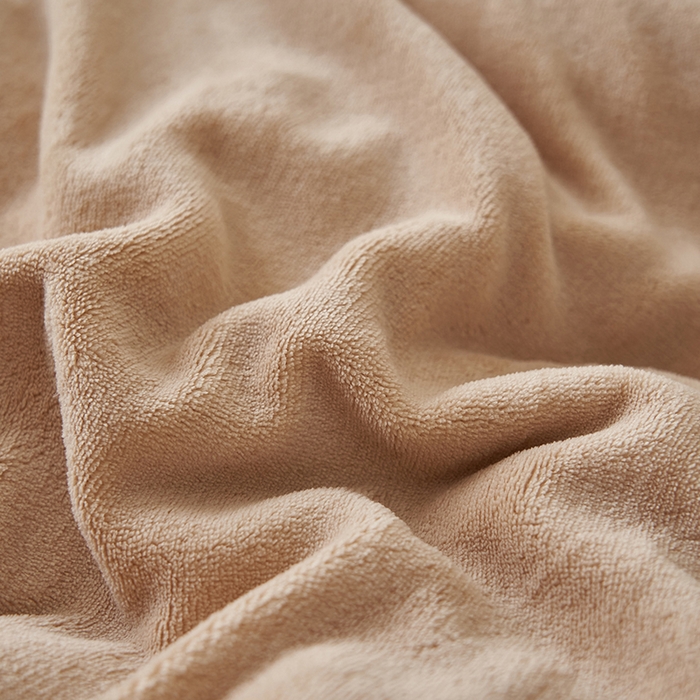 91家纺网 家纺一手货源 找家纺 2025新款多巴胺小红书纯色牛奶绒四件套牛奶绒被套跨境定制-风格二 卡其灰色